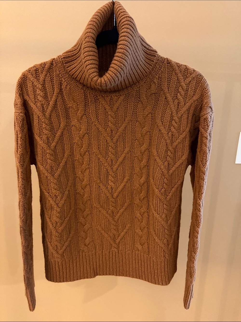Nili Lotan Gigi Cable-Knit Turtleneck Cashmere Sweater